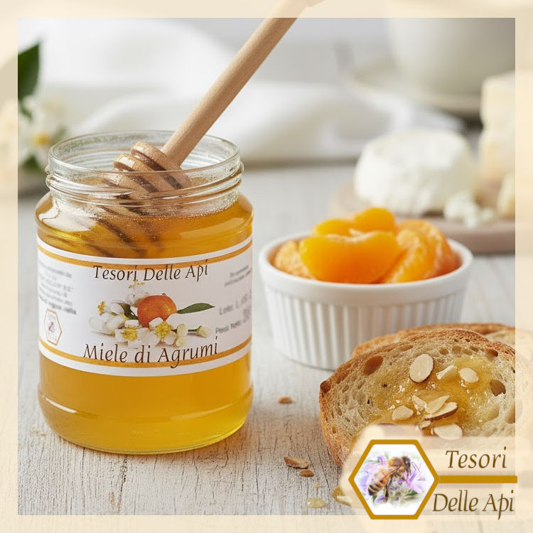 Miele di Agrumi TESORI DELLE API miele abbinato ai formaggi miele per colazione Miele di Agrumi TESORI DELLE API miele abbinato ai formaggi miele per colazione
